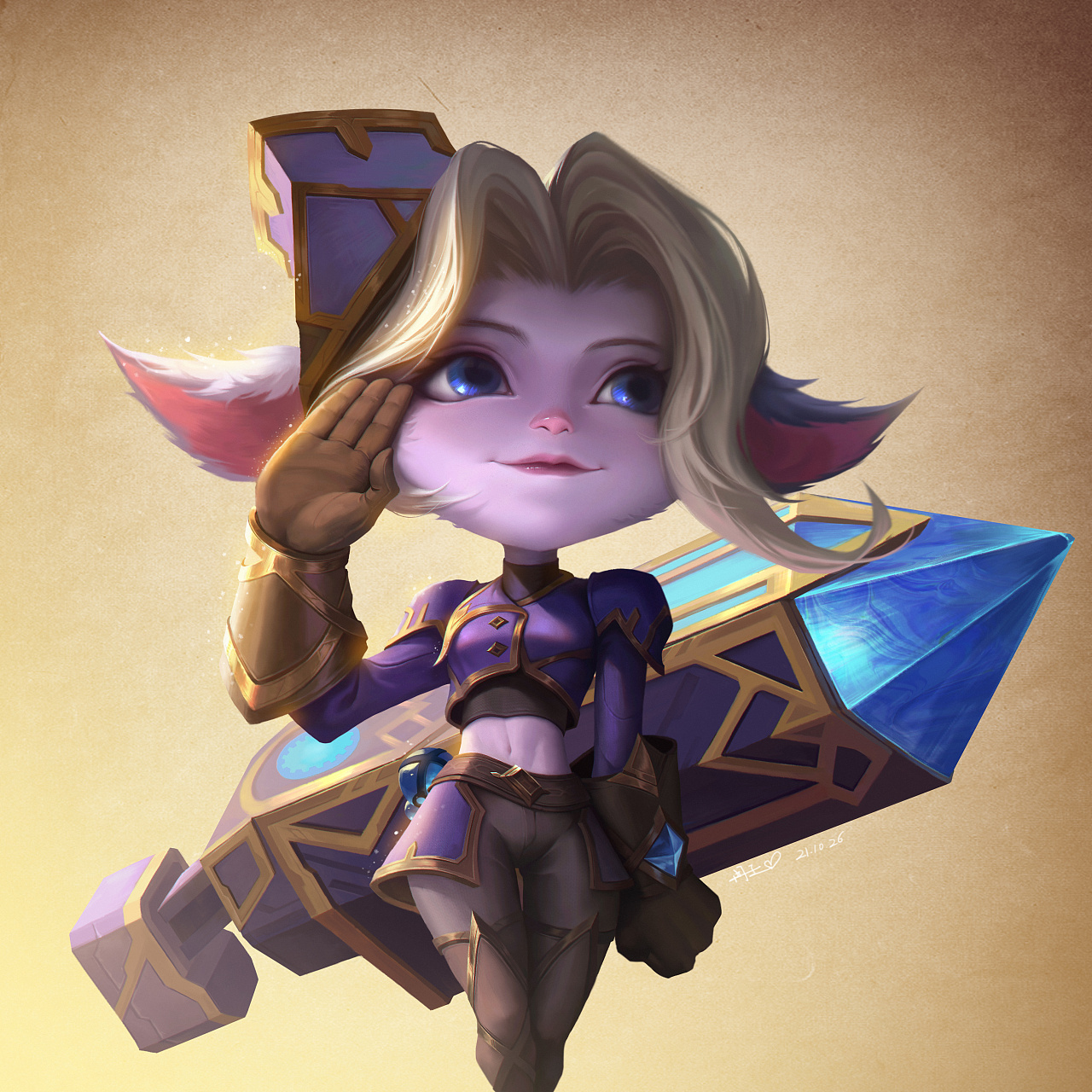 海克斯科技-崔丝塔娜,小炮同人