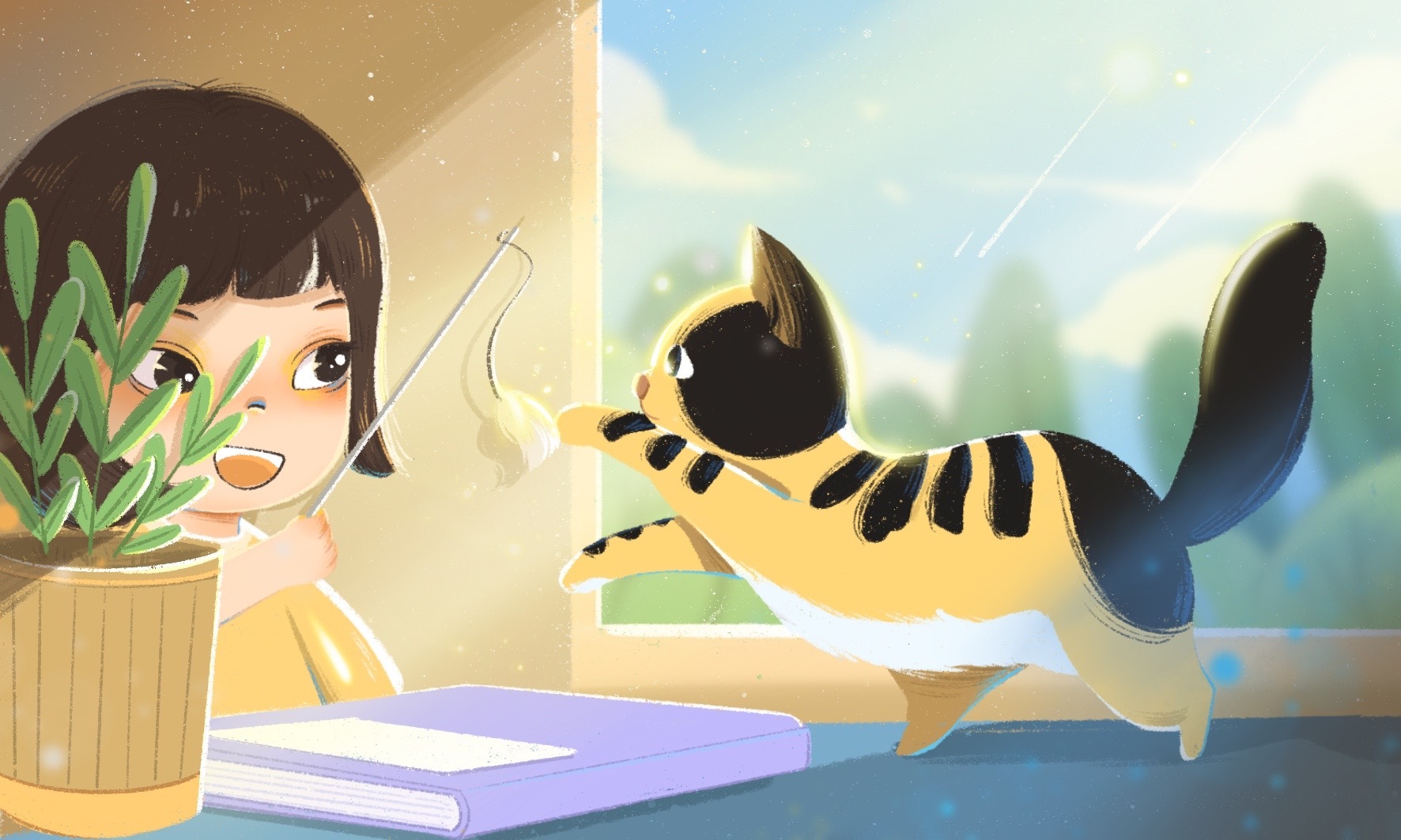 书籍内页插图绘制_你太闹cc插画-站酷zcool