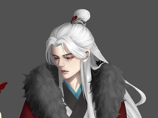 原画人物半身插画设计