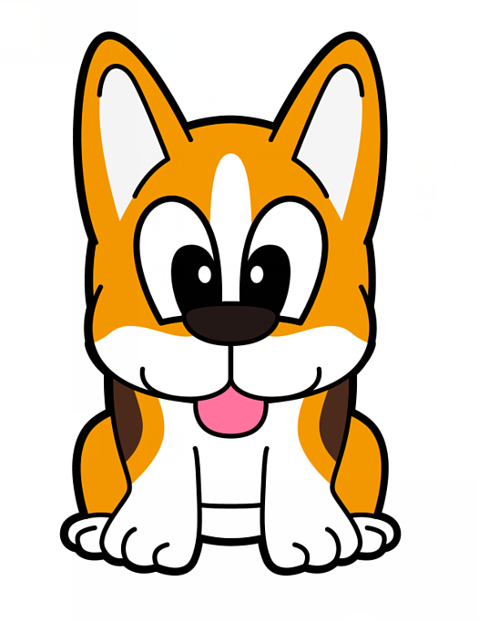 大眼卡通狗（图ZMTQxODg3NjY0） - 单幅漫画 - 站酷设计师哈小齐原创素材 - 站酷ZCOOL