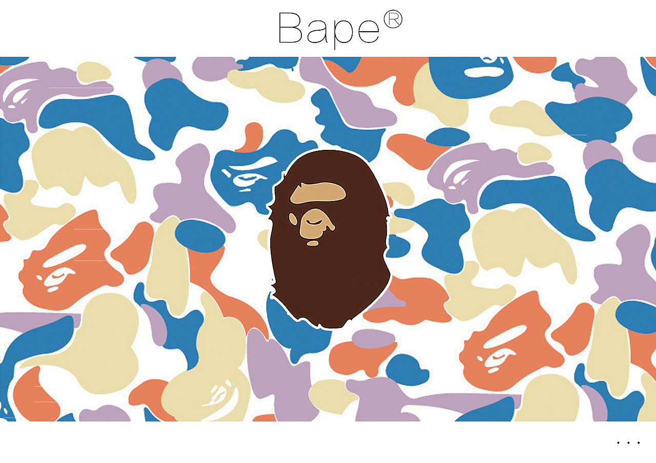 Bape网页设计（图ZMTY2MTU2NTgw） - 企业官网 - 站酷设计师马黛茶真好喝原创素材 - 站酷ZCOOL