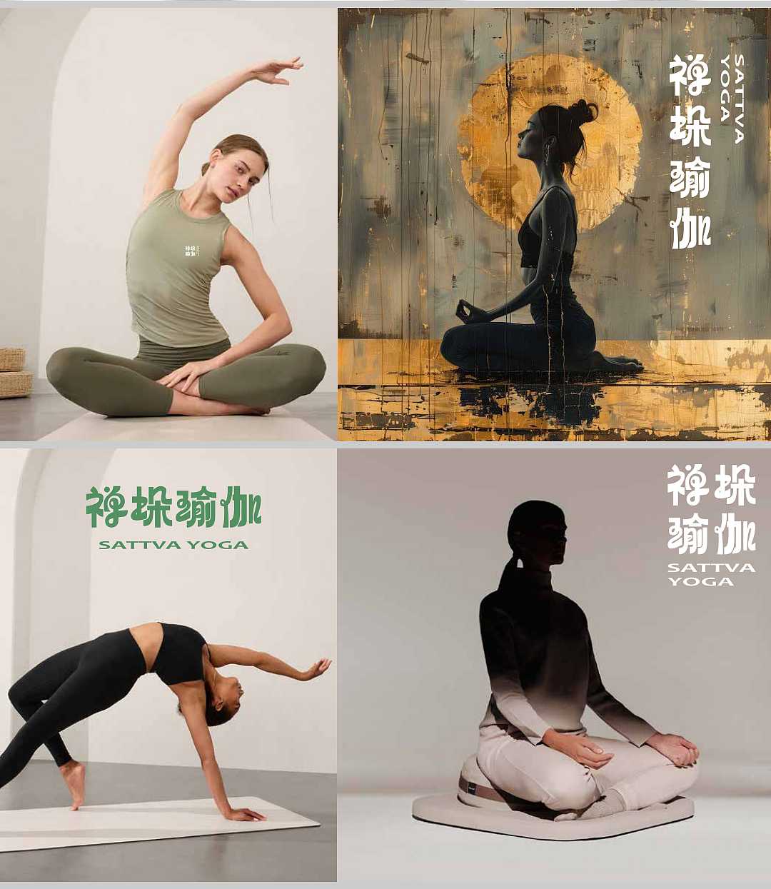 木子圭×禅垛瑜伽工作室字体标志设计（图ZMzc5MjUwNTY4） - Logo - 站酷设计师木子圭原创素材 - 站酷ZCOOL