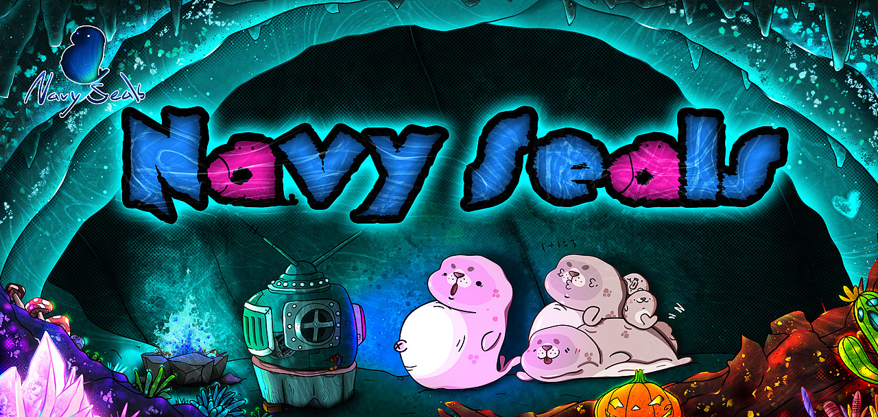 Navy Seals——NFT《海豹突击队》（图ZMjg3NzE4MjQw） - IP形象 - 站酷设计师川源c原创素材 - 站酷ZCOOL