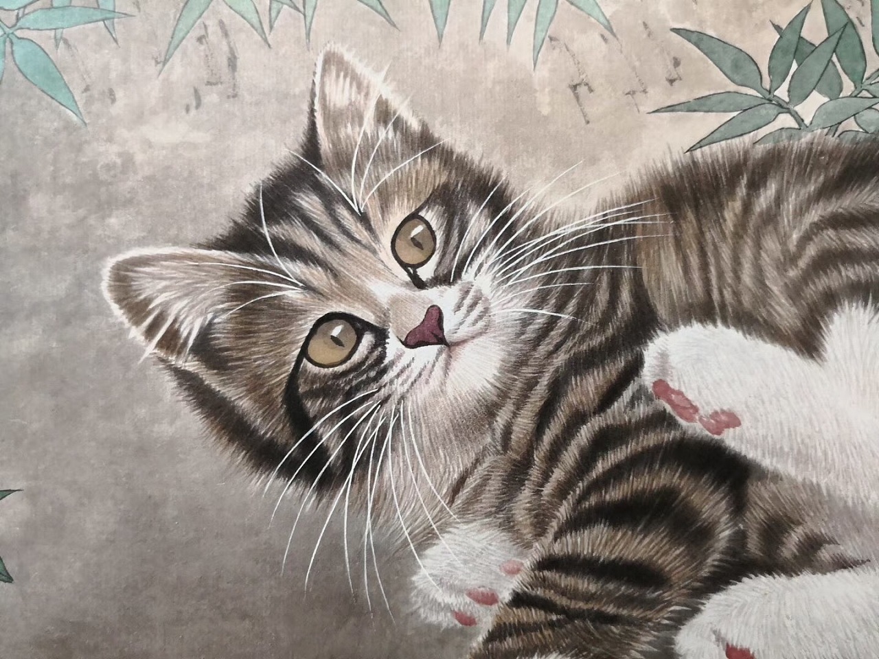 王涛工笔猫最新作品