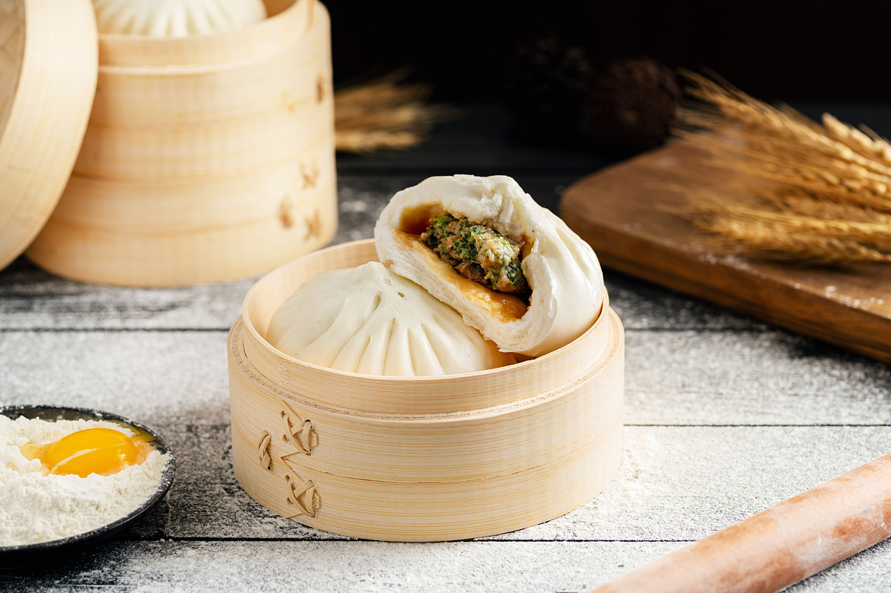 包子好吃,但不好拍