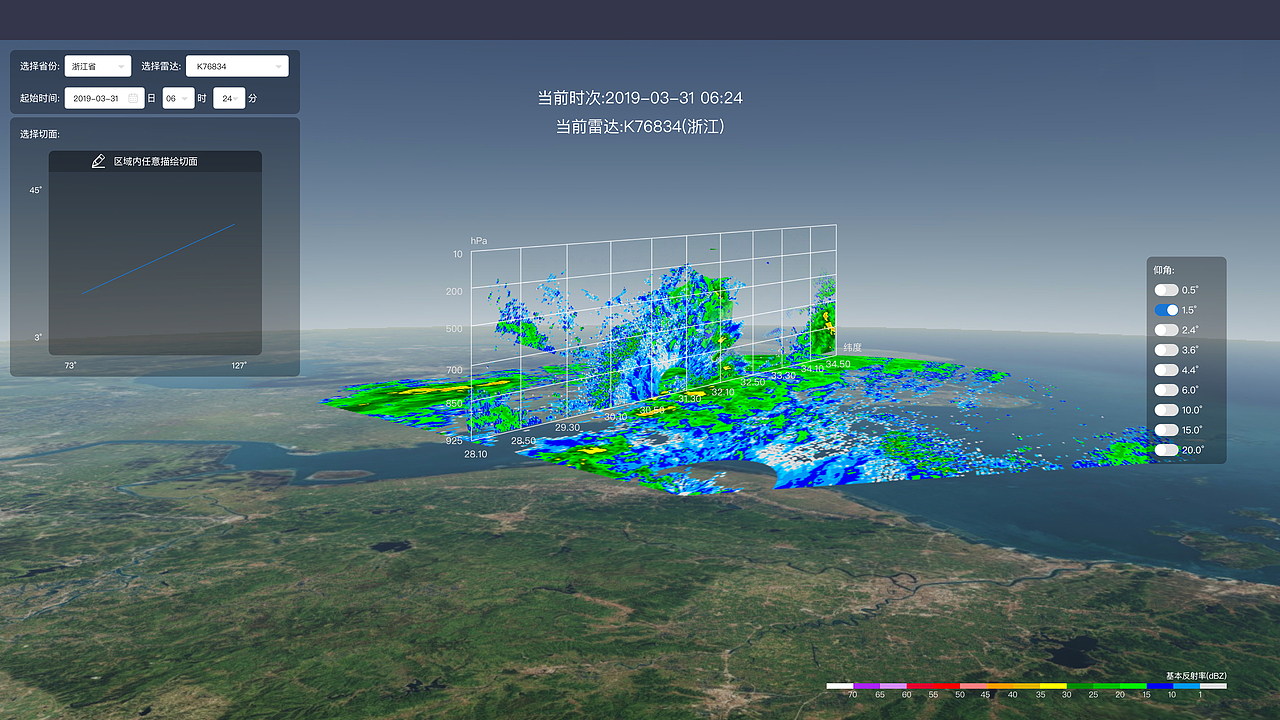 北京数值预报+雷达