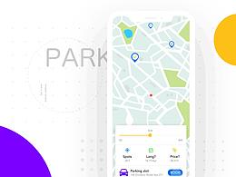 parking app交互效果