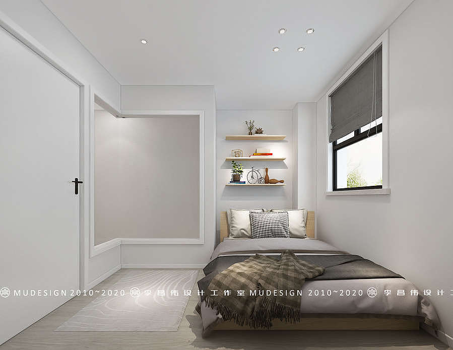 济宁鸿顺温泉小镇180平14号楼现代北欧风格装修设计