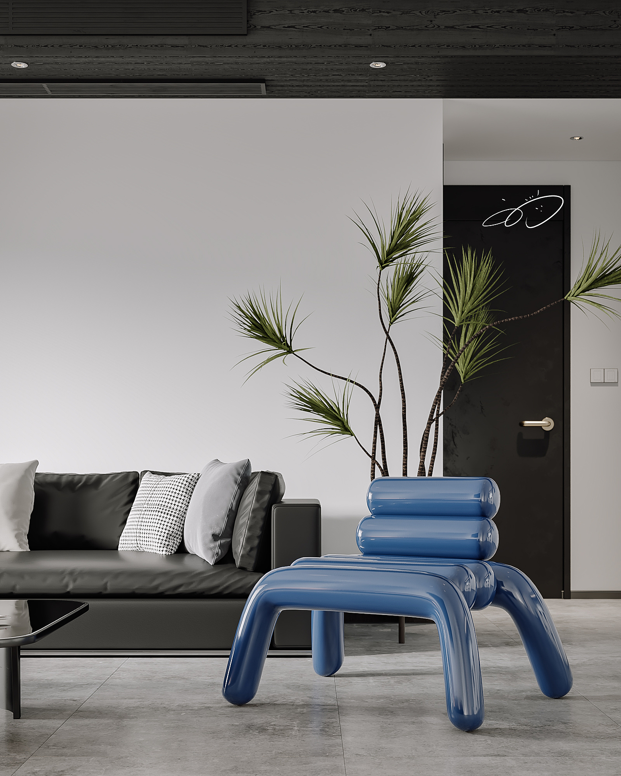 月常搬砖系列-VR现代黑白（图ZMjMwNTkyMzgw） - 家装设计 - 站酷设计师叫我白白就好啦原创素材 - 站酷ZCOOL