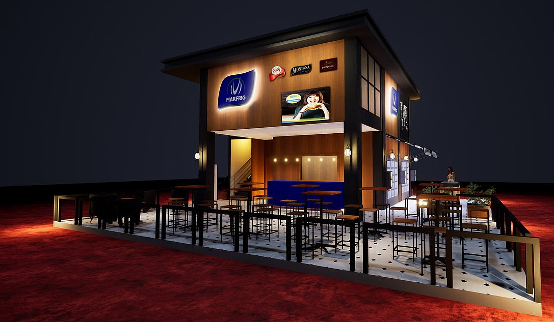 展会展会效果图设计