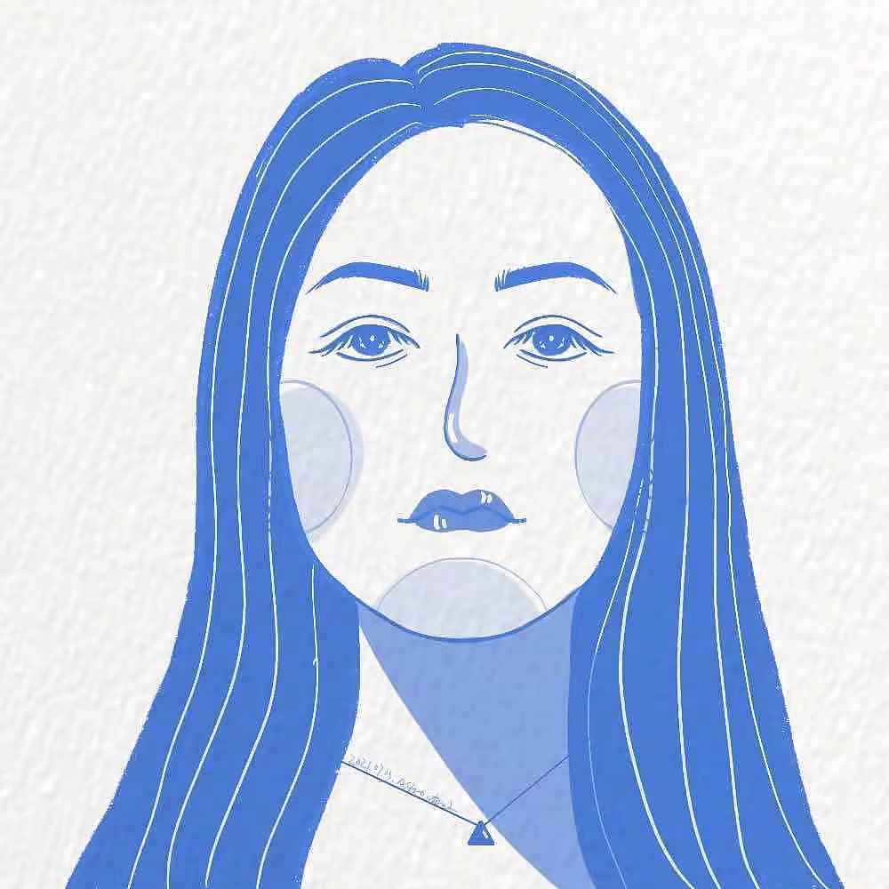 原创插画头像（图ZMjYxMjQ3MDA0） - 创作习作 - 站酷设计师吃不完的桃子原创素材 - 站酷ZCOOL