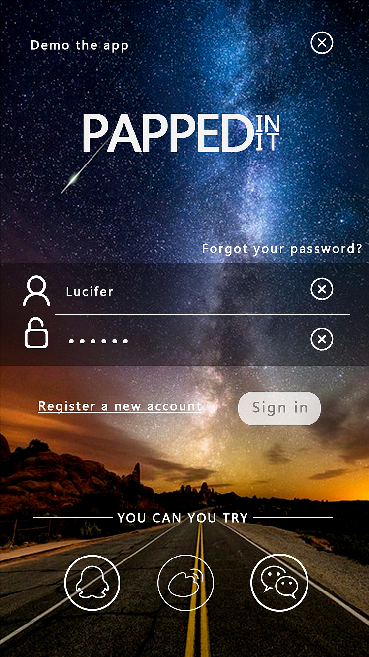 APP登錄頁（圖ZNzE3OTgyMDQ=） - APP界面 - 站酷設計師北極之北稱之以南原創(chuàng)素材 - 站酷ZCOOL