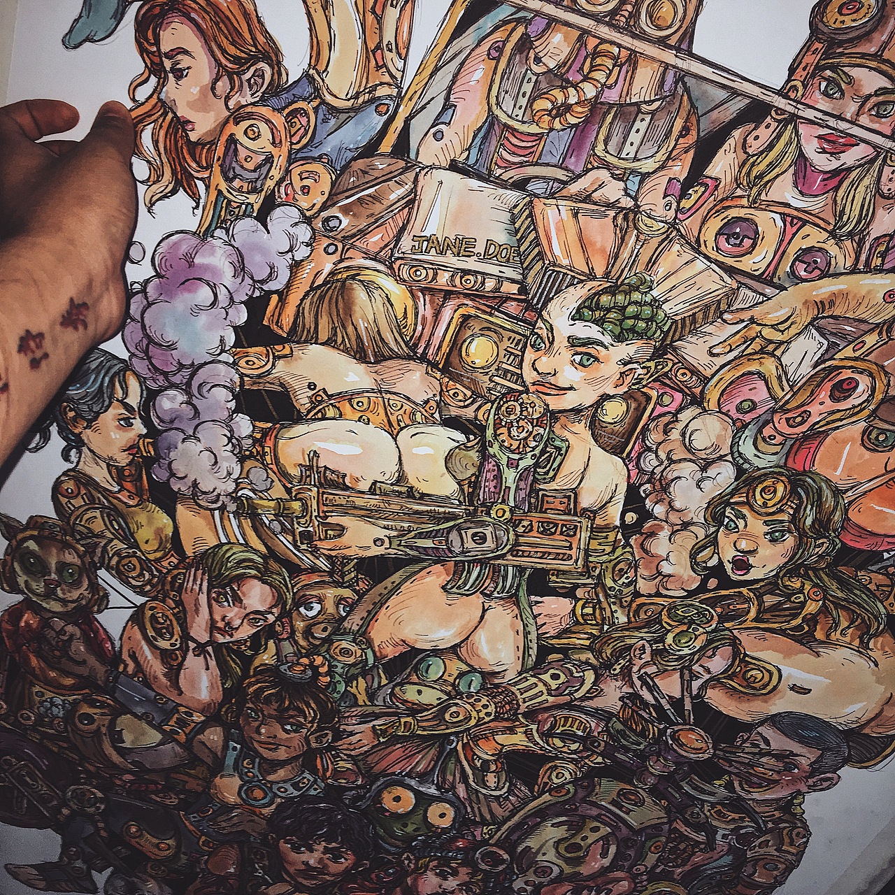 蒸汽朋克（图ZODA3MjI4MTY=） - 创作习作 - 站酷设计师红脸儿Jane原创素材 - 站酷ZCOOL