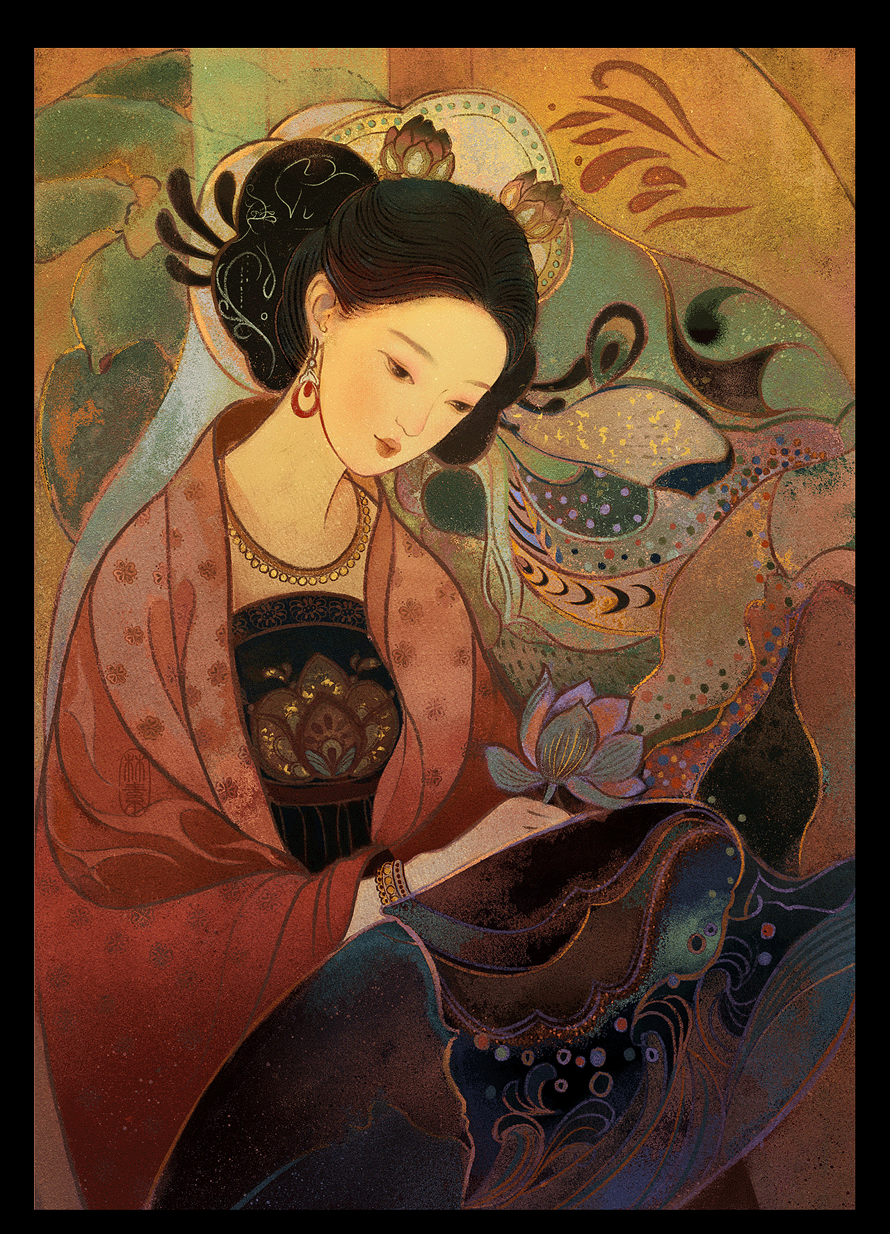 十二星座壁画风之【巨蟹座】（图ZMjY0NDk4OTAw） - 创作习作 - 站酷设计师鹤之宋原创素材 - 站酷ZCOOL