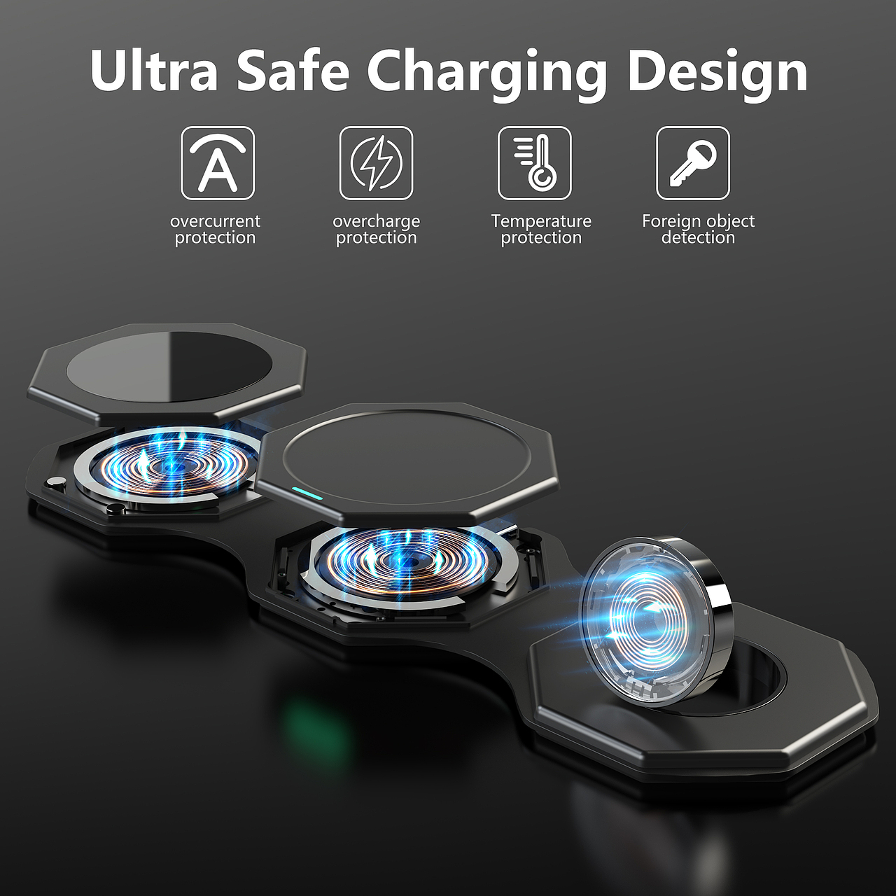 八边形三合一折叠无线充（图ZMzI0NjkzMjg0） - 其他平面 - 站酷设计师04当年情原创素材 - 站酷ZCOOL