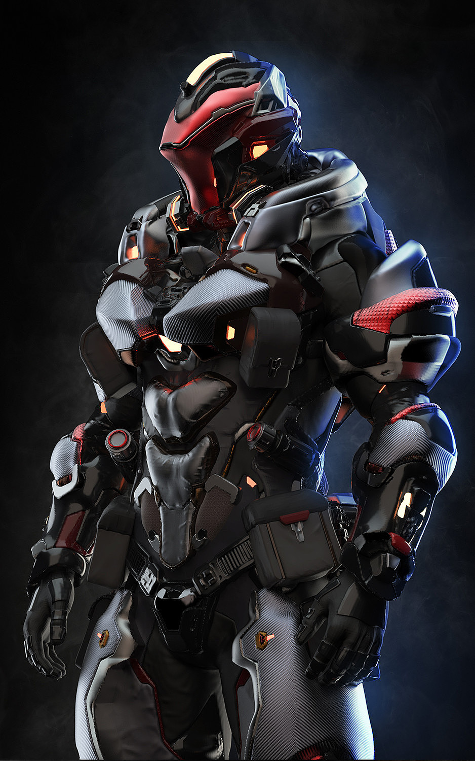 科幻角色|三维|人物/生物|4个0_原创作品-站酷zcool