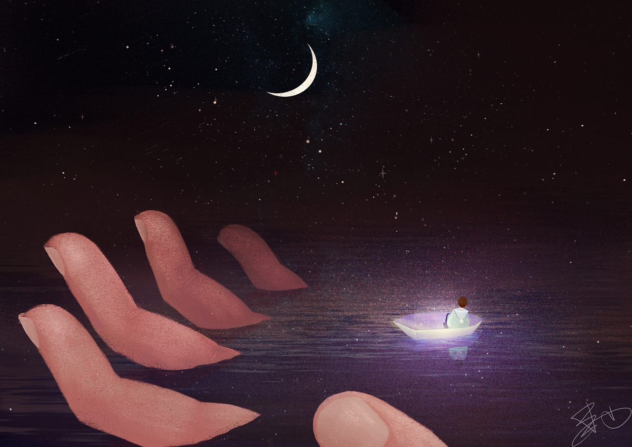 每日一画(44\/56)谢谢您,偷偷爱我一辈子。