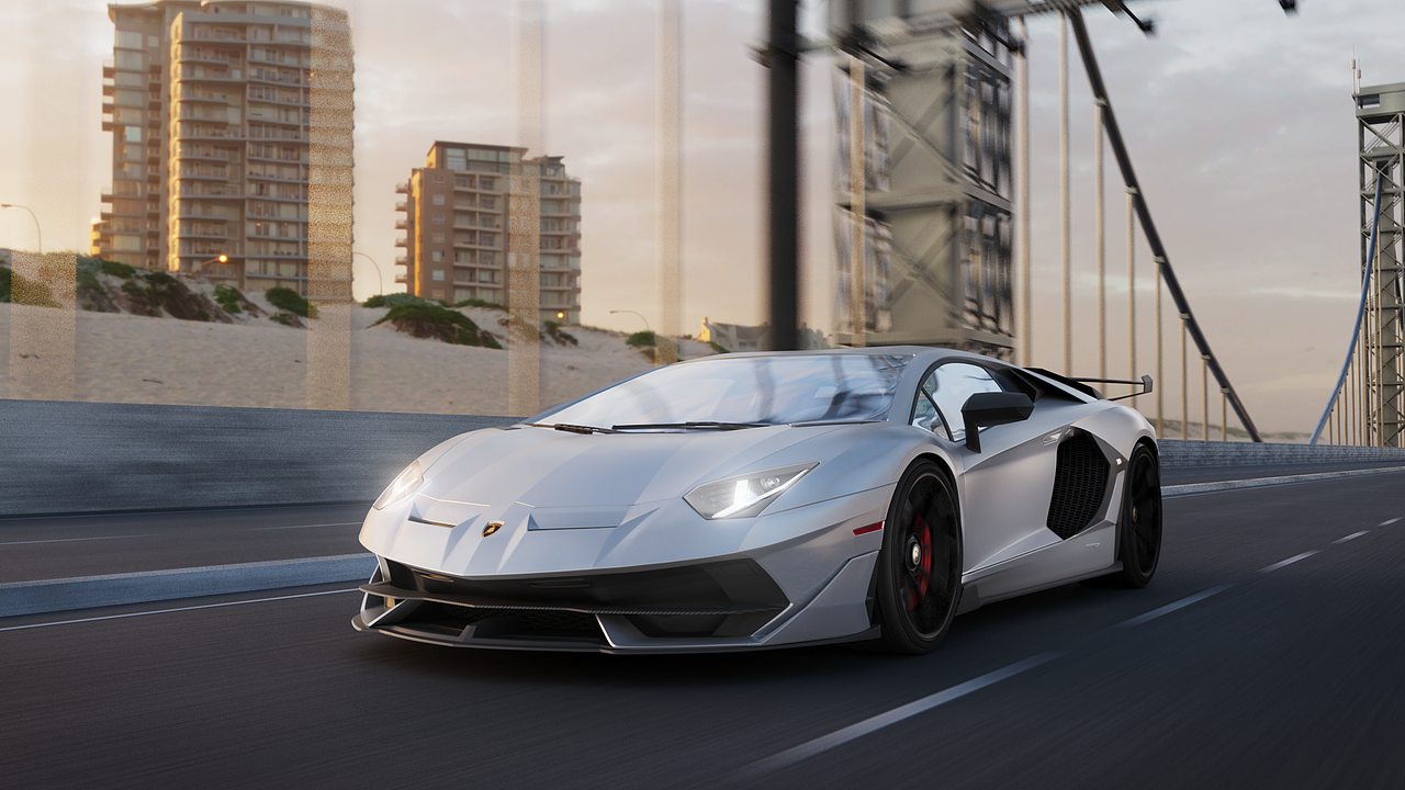 兰博基尼-Aventador渲染合集