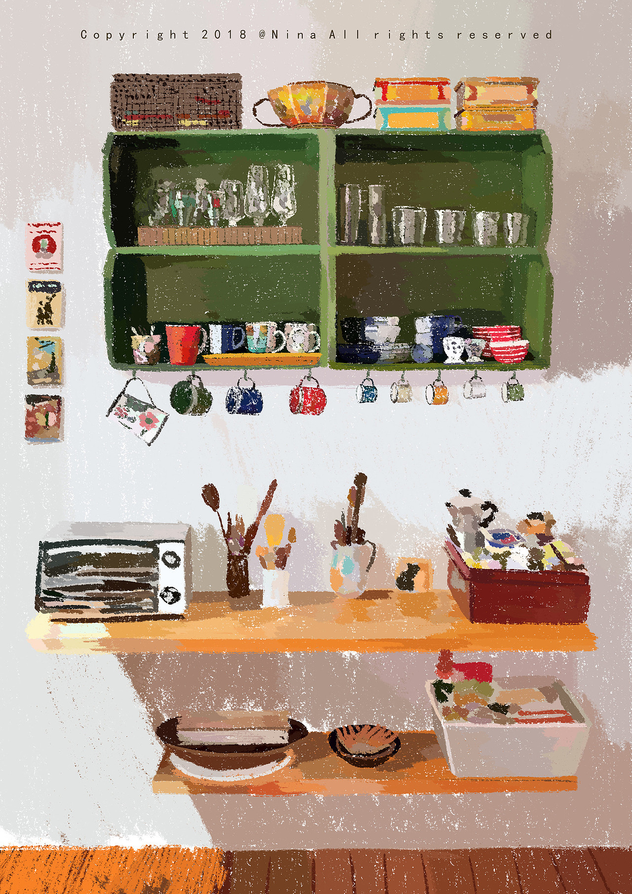 房間（圖ZMTMxOTM2OTEy） - 藝術(shù)插畫 - 站酷設(shè)計師Joynii原創(chuàng)素材 - 站酷ZCOOL