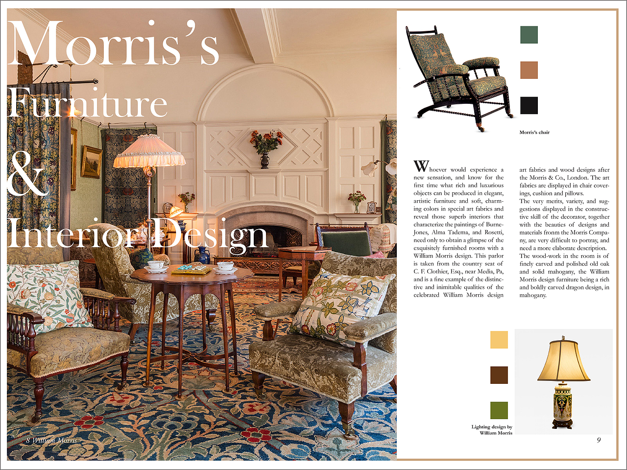 William Morris-书册排版（图ZMjMxNDA2MDAw） - 书籍/画册 - 站酷设计师lyx719原创素材 - 站酷ZCOOL