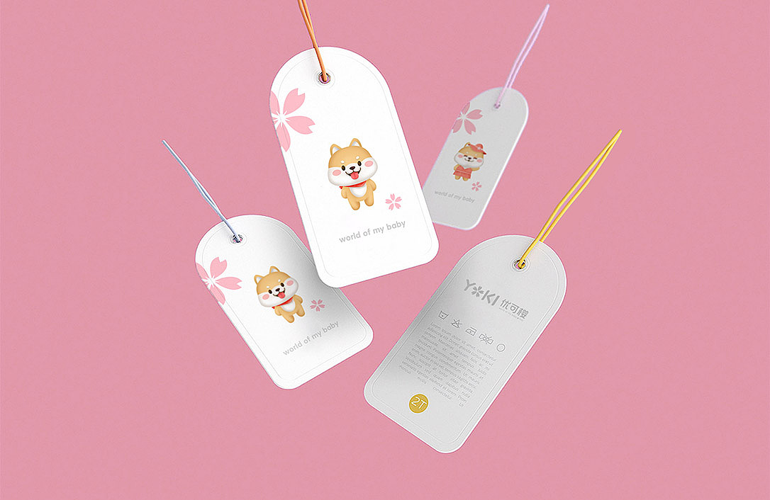 YOKI优可樱母婴品牌设计