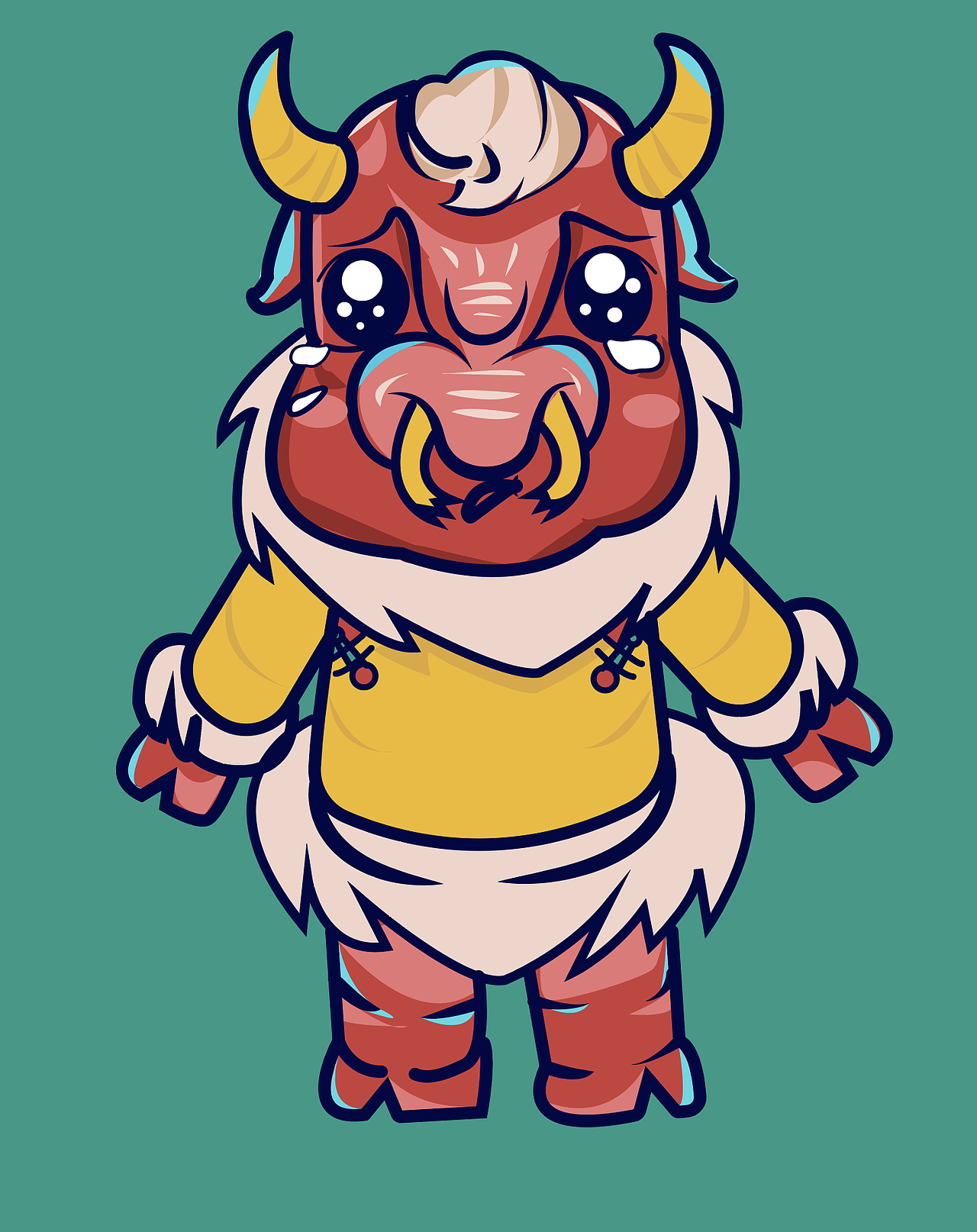 小牛 ip 形象表情包