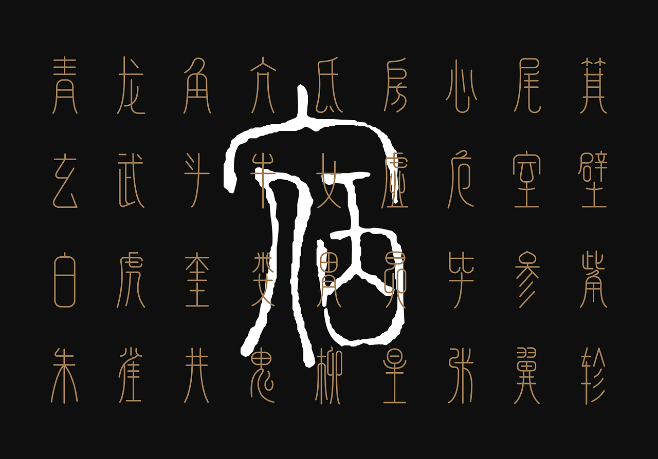 星宿谜图 -《五星二十八宿神形图》基础延展