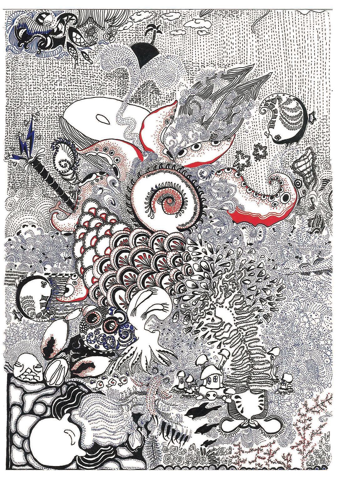 创意海洋（图ZMTE4MTQ5ODU2） - 绘画 - 站酷设计师朱怡珍原创素材 - 站酷ZCOOL