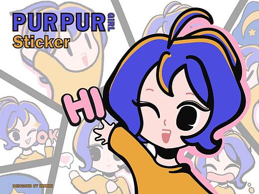 PURPURGIRL动态表情包