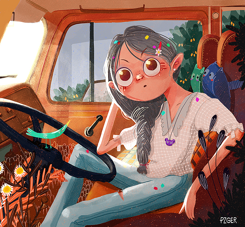 最近的创作（图ZMjIzMTEzNzk2） - 儿童插画 - 站酷设计师瓶子盖尔原创素材 - 站酷ZCOOL