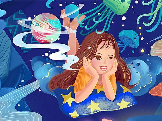 年轻就要FUN肆美——美的洗衣机主题插画创意