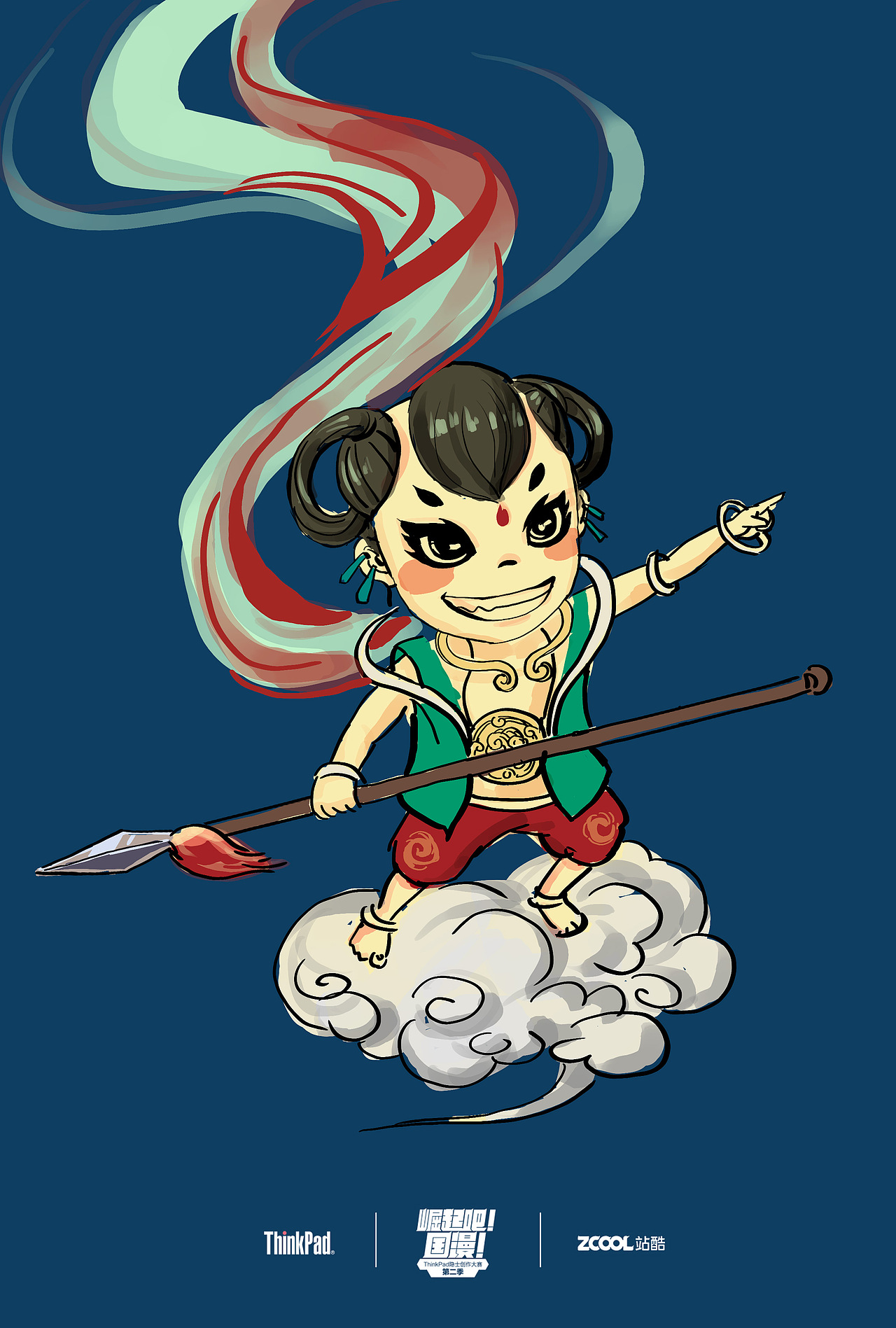 红孩儿|平面|其他平面|图海的海_原创作品-站酷zcool