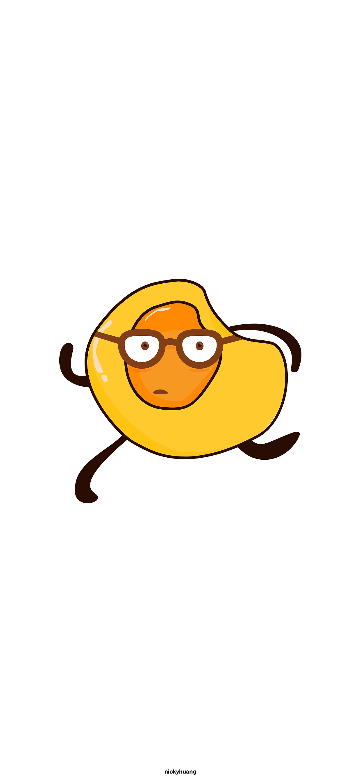 小黄粗版设-鸡蛋人表情包系列新鲜出炉啦!