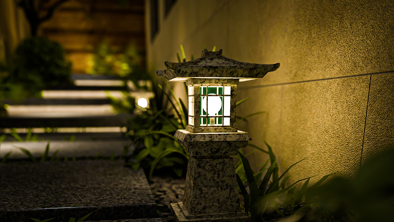 戶外燈夜晚氛圍渲染（圖ZMjU5MzQzMTgw） - 產(chǎn)品 - 站酷設(shè)計(jì)師是啊橘呀原創(chuàng)素材 - 站酷ZCOOL