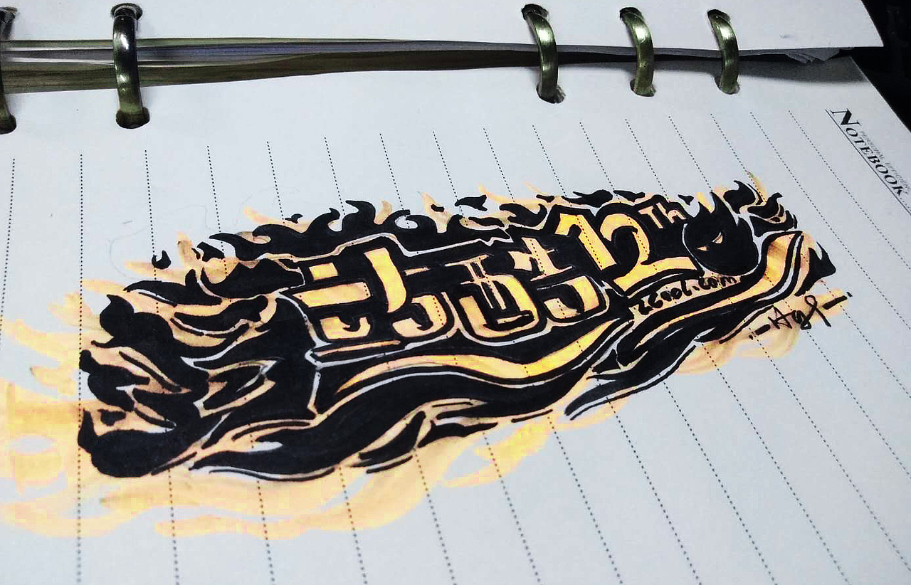 ZCOOL ,12周年 要火要火（图ZMTA5NTc5MTQ0） - 字体/字形 - 站酷设计师漫画搁牛奶里原创素材 - 站酷ZCOOL