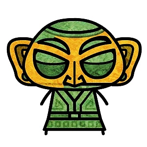 【原创】【大眼鼓x三星堆文物】|平面|ip形象|猫紫maozi - 原创作品