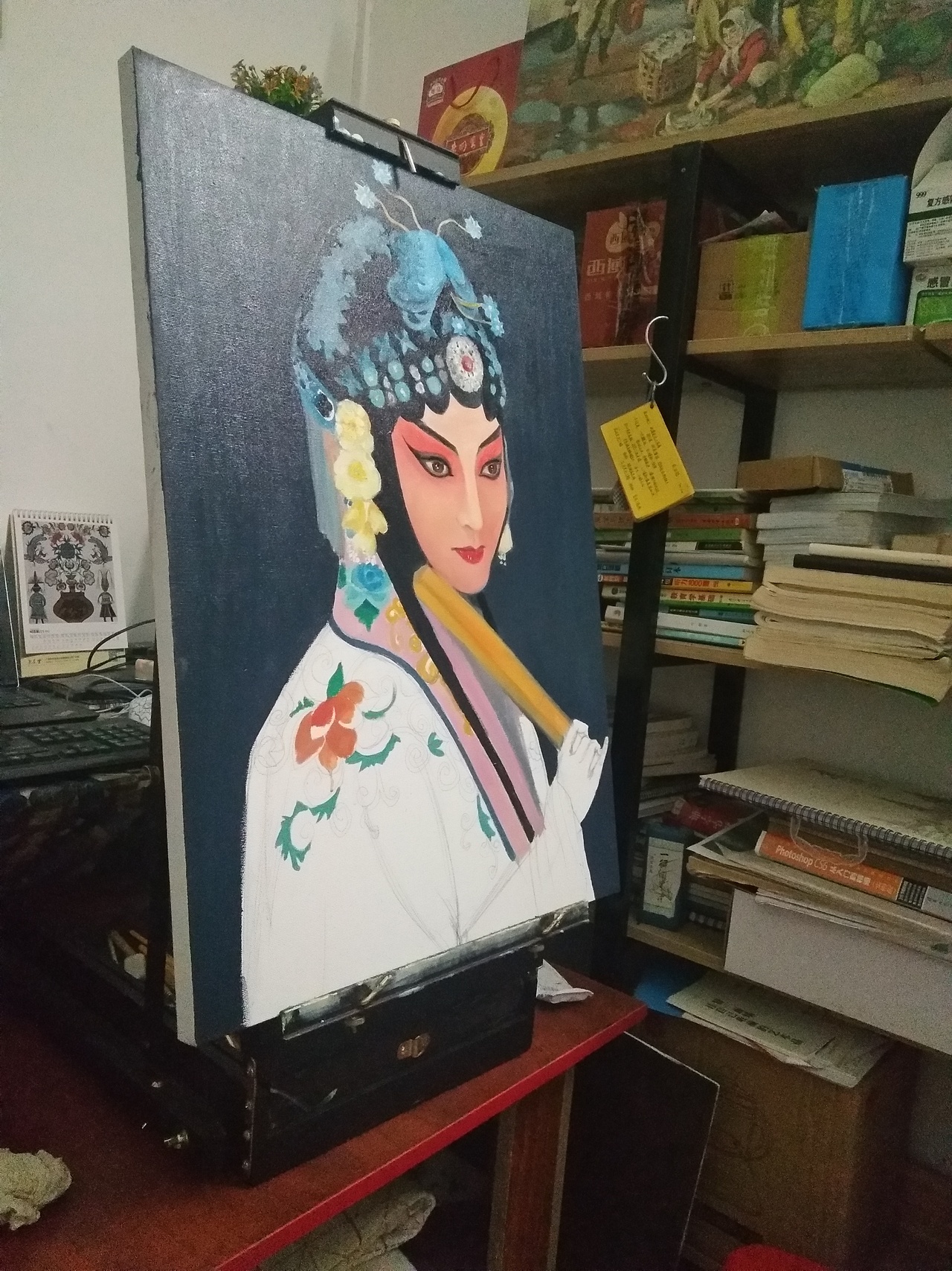 油画京剧人物（图ZMTIzMzMwMzg4） - 绘画 - 站酷设计师蜕变时刻running原创素材 - 站酷ZCOOL