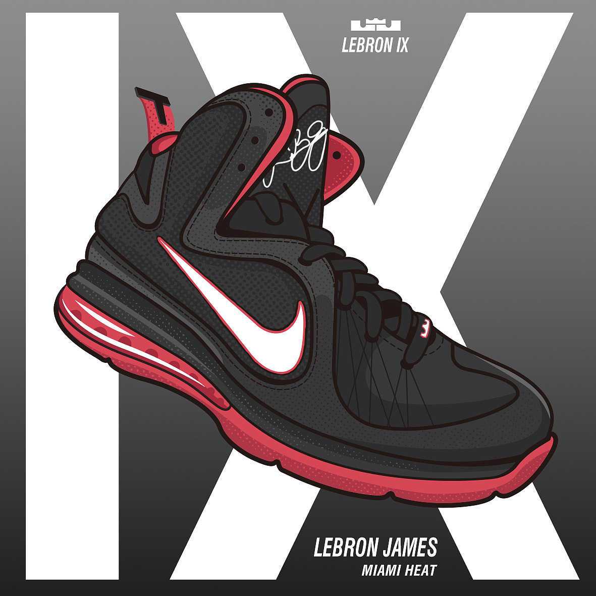 穿過的老詹系列— LEBRON IX（圖ZMjM2MzgyMzUy） - 創(chuàng)作習(xí)作 - 站酷設(shè)計(jì)師Dr_J原創(chuàng)素材 - 站酷ZCOOL