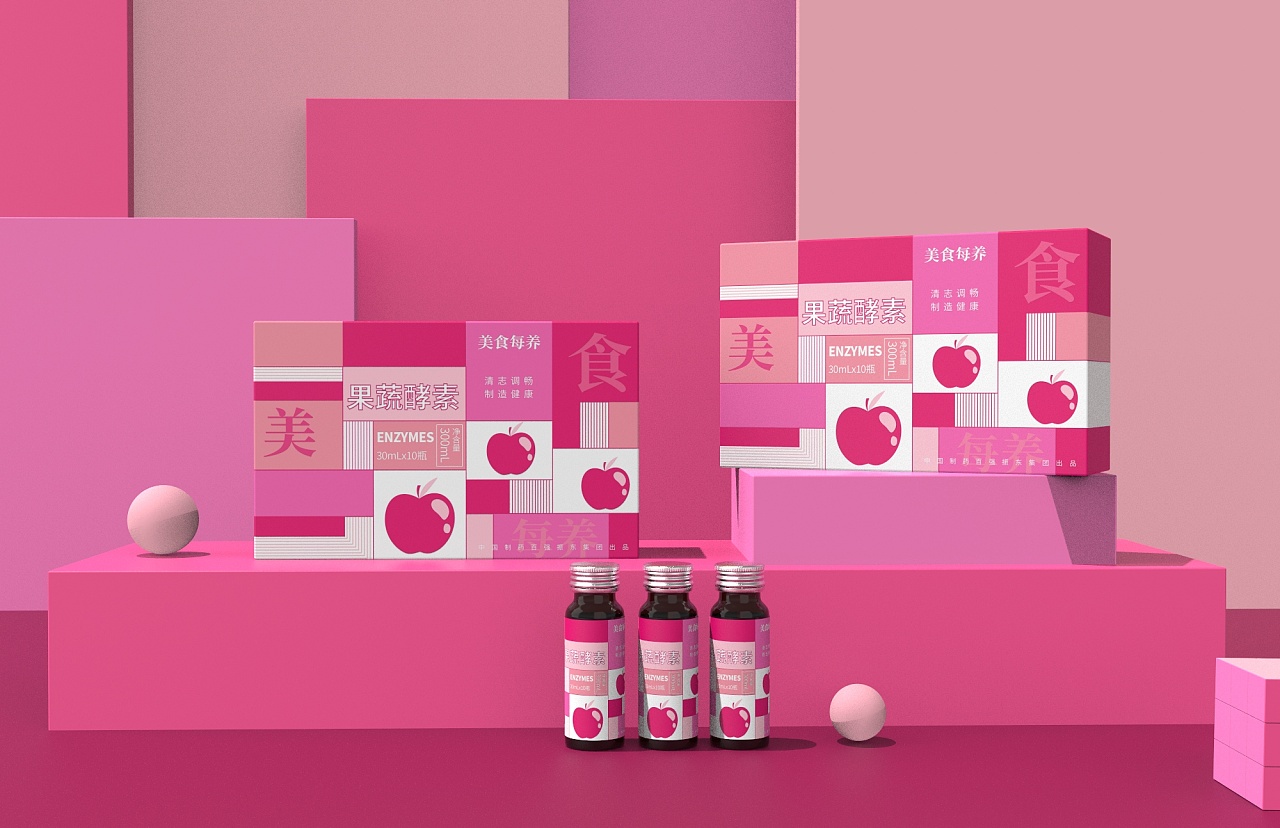 酵素饮品系列包装|平面|包装|猫头鹰7 - 原创作品 - 站酷 (zcool)