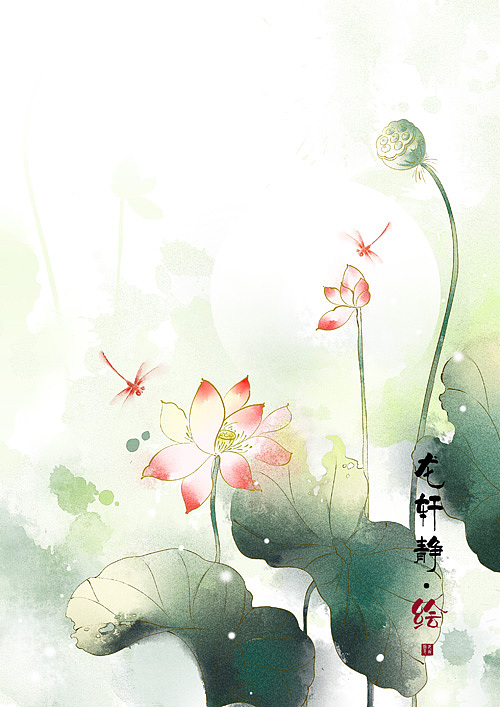 梦里江南（图ZMTE0MTA0OTY0） - 商业插画 - 站酷设计师龙轩静原创素材 - 站酷ZCOOL