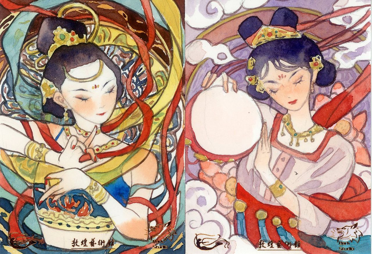 一些手绘卡（图ZMzI5MjkxNDYw） - 商业插画 - 站酷设计师忍冬2333原创素材 - 站酷ZCOOL