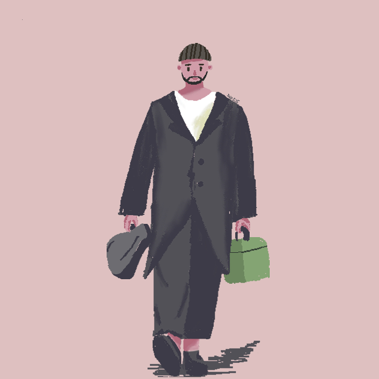 这个杀手不太冷头像|插画|创作习作|想念j - 临摹作品 - 站酷 (zcool)