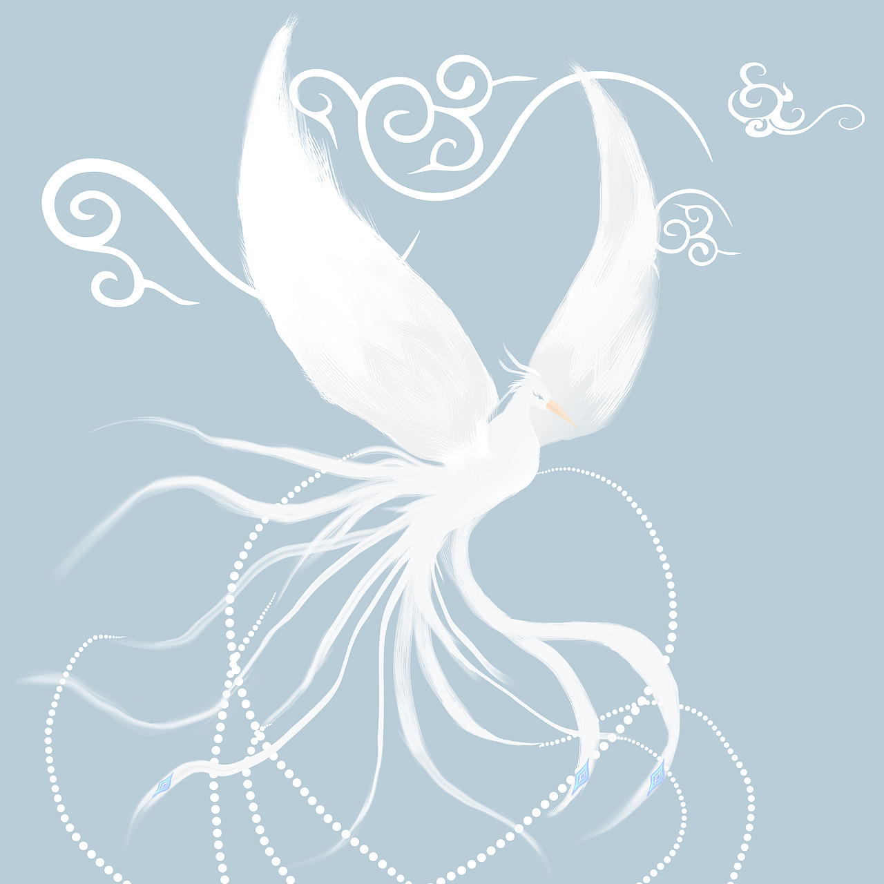 汉服凤凰之子——青鸾图案