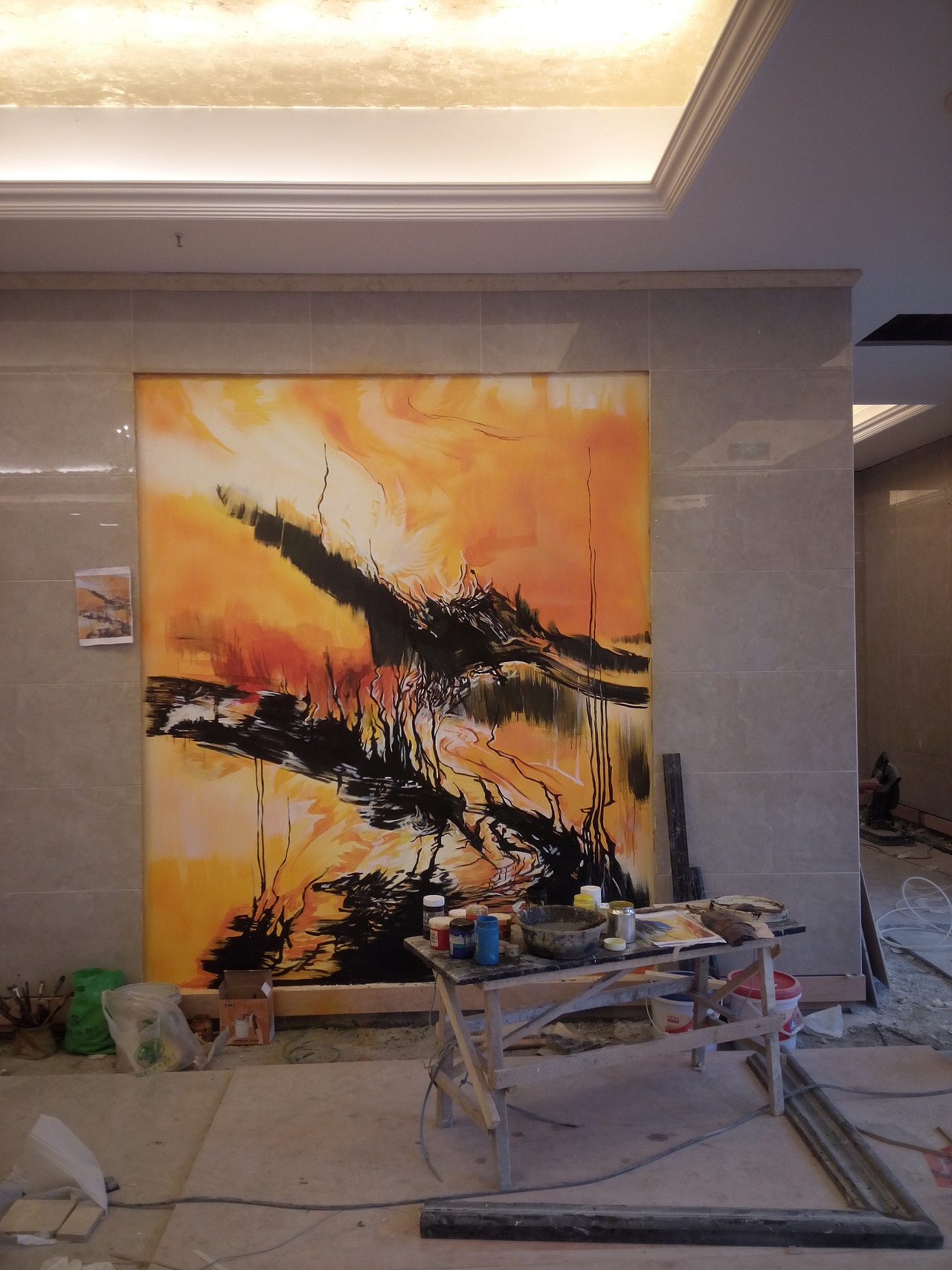 崇寧壁畫（圖ZODQwOTEyNjQ=） - 新銳潮流插畫 - 站酷設(shè)計師淋一場雨會醉原創(chuàng)素材 - 站酷ZCOOL