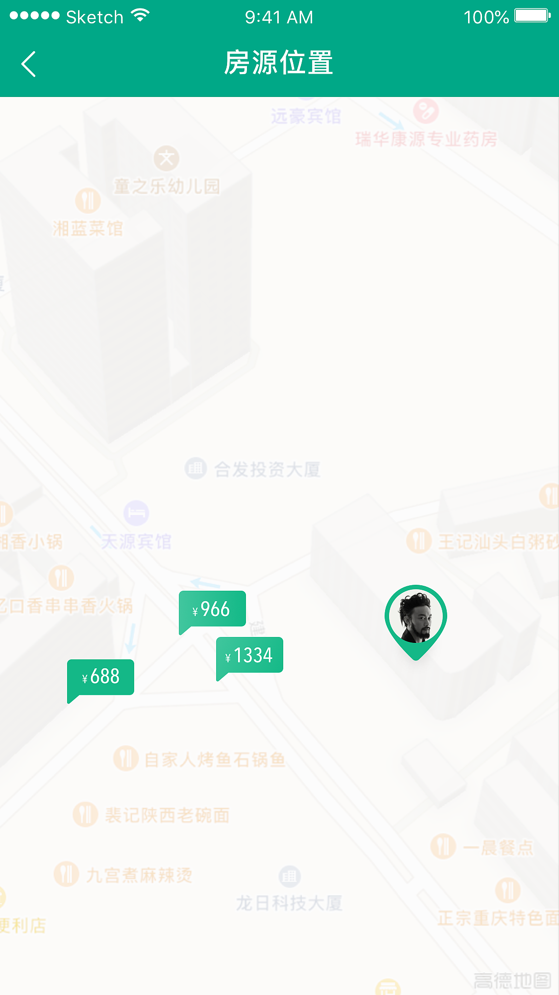 租房（图ZMTE3ODI0OTk2） - APP界面 - 站酷设计师只有一个字等原创素材 - 站酷ZCOOL