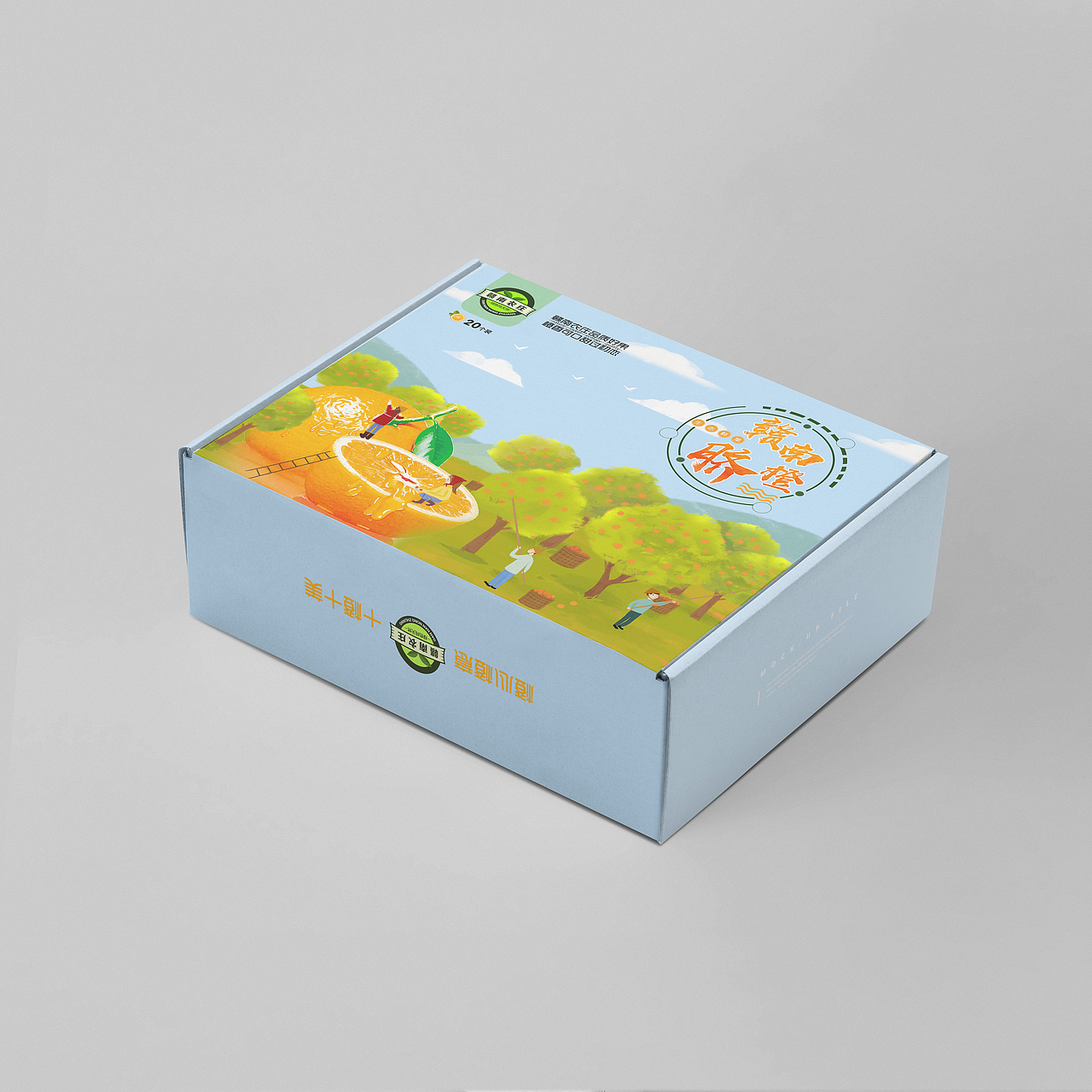 赣南脐橙线下物料设计