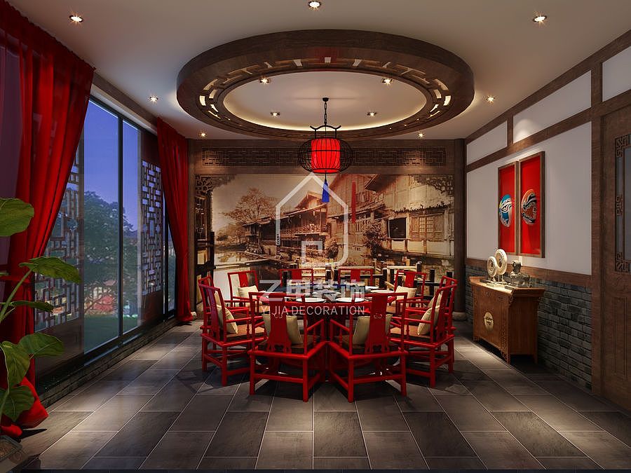 银川火锅店设计|专业火锅店装修设计_春熙里火锅店