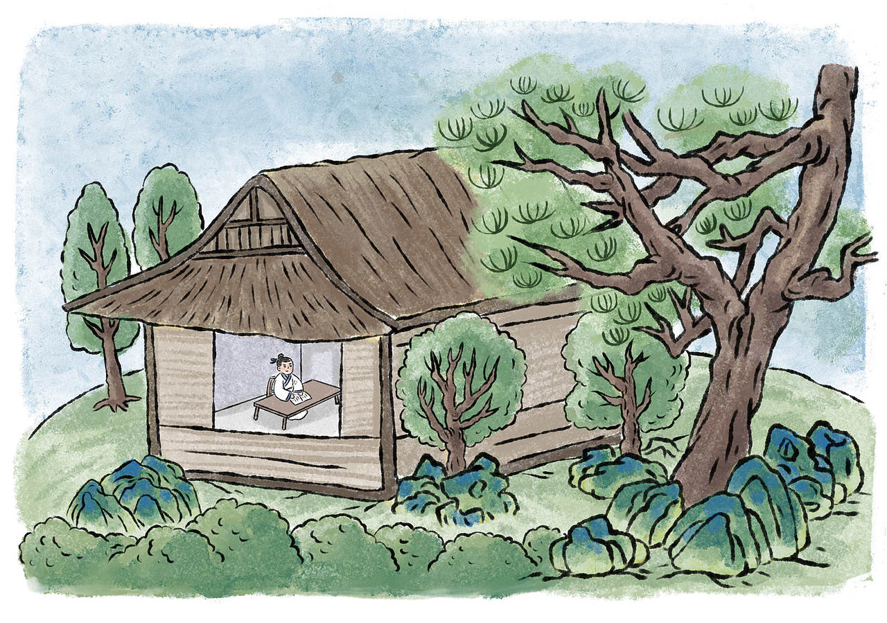 【古风插画】四川教育出版社-国学古诗词项目-合集2