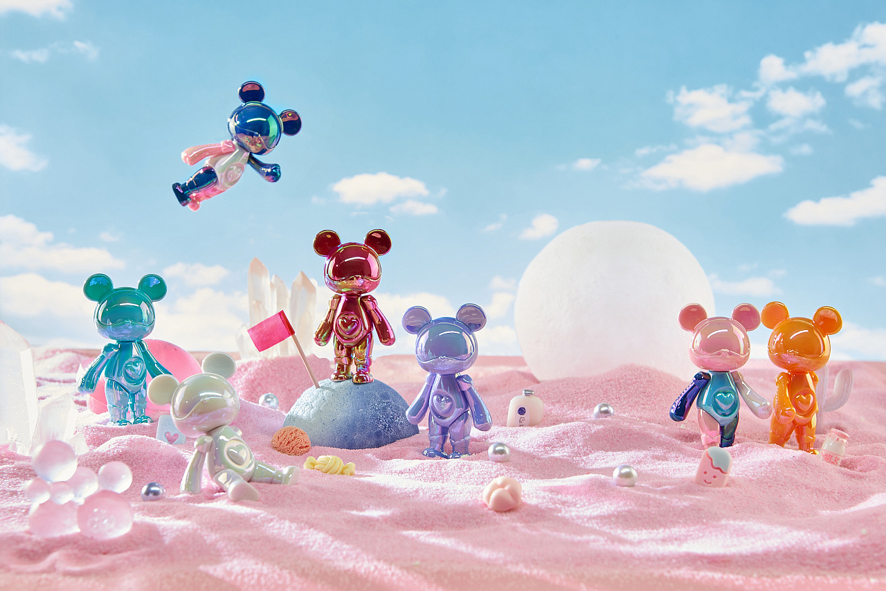 星际熊盲盒-糖果系列拍摄作品|摄影|产品摄影|广州首纳广告摄影 - 原