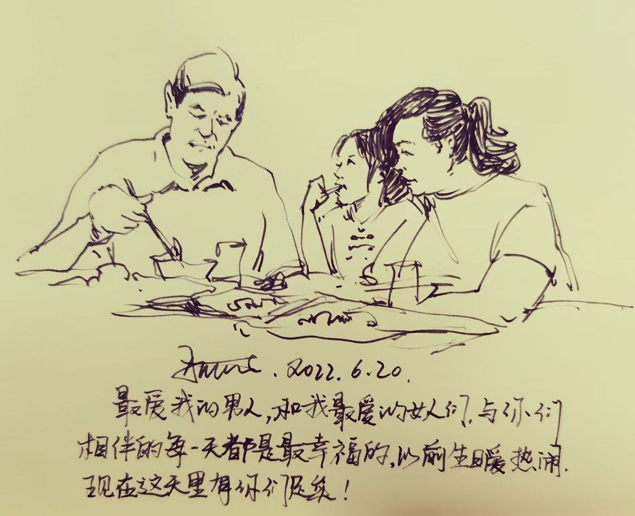 近日速写（图ZMzE1NDMwNzU2） - 绘画 - 站酷设计师张晓睿原创素材 - 站酷ZCOOL